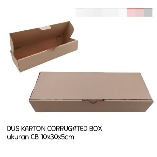 

FUJI KARTON 10X30X5 ISI 10PCS DUS CANTIK, KOKOH, COCOK U/BROWNIES DLL