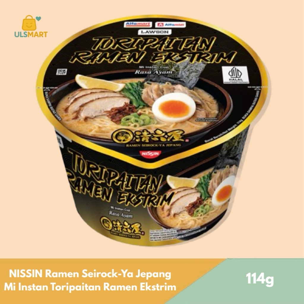 

NISSIN Ramen Seirock-Ya Jepang Mi Instan Toripaitan Ramen Ekstrim 114 g