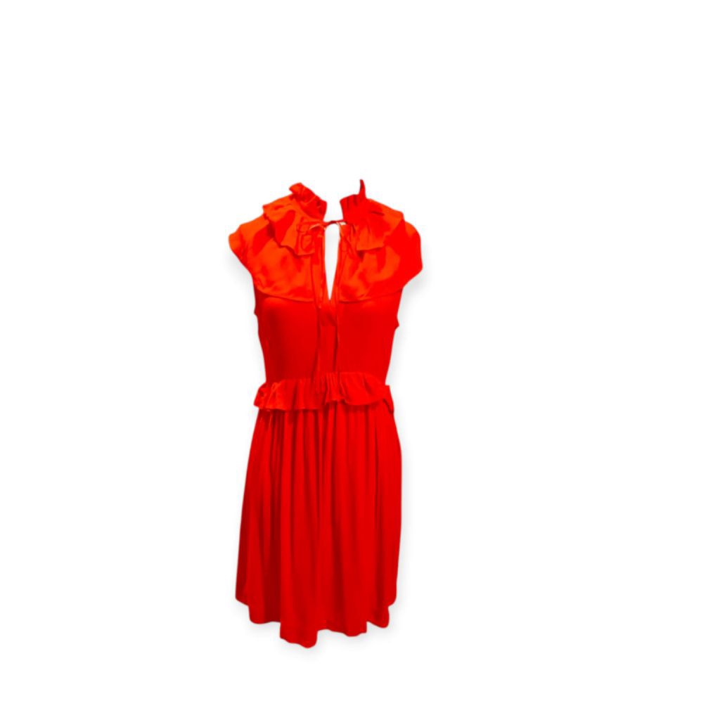 Maje Red Midi Dress