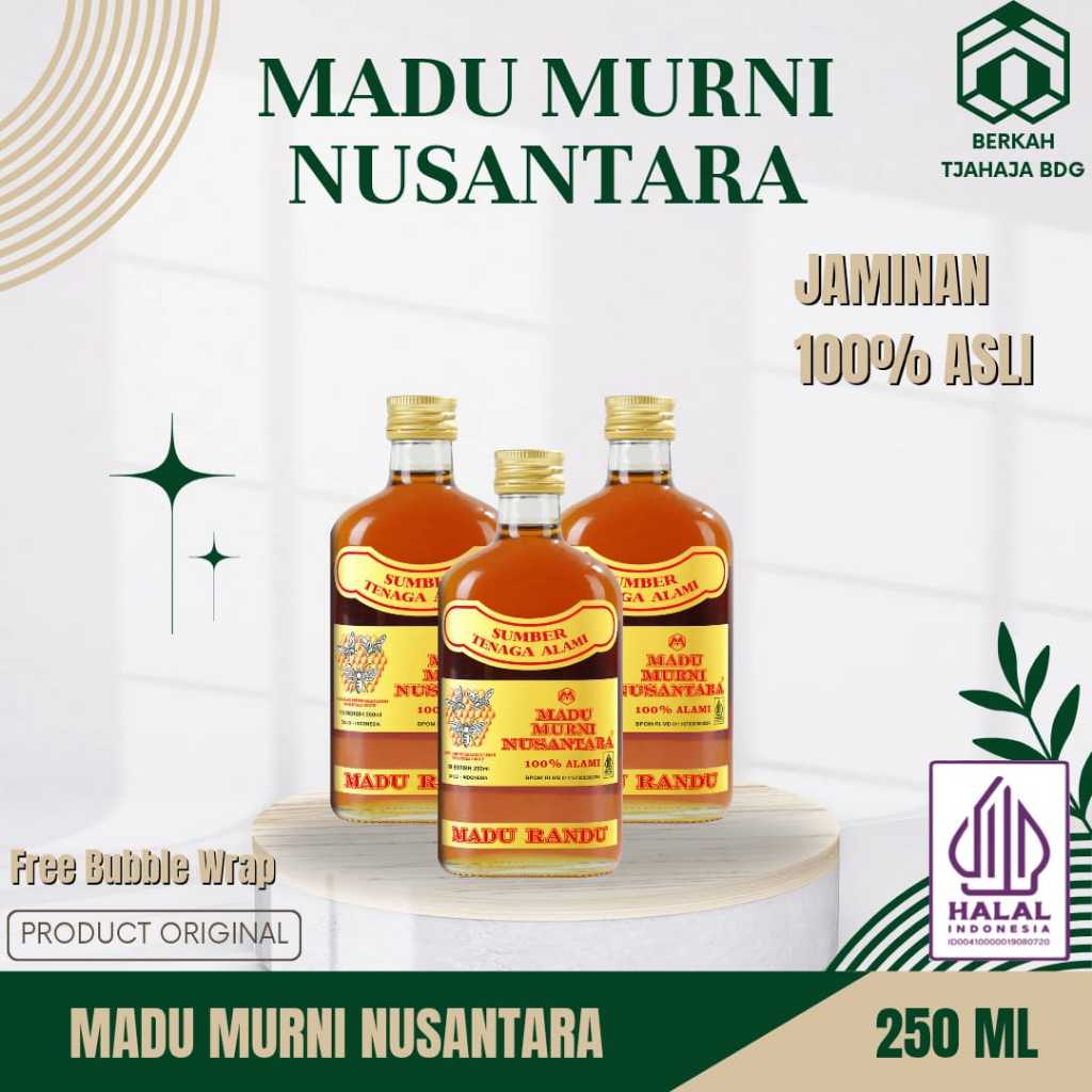 

Madu Murni Nusantara 2500ml / Madu Nusantara 250ml