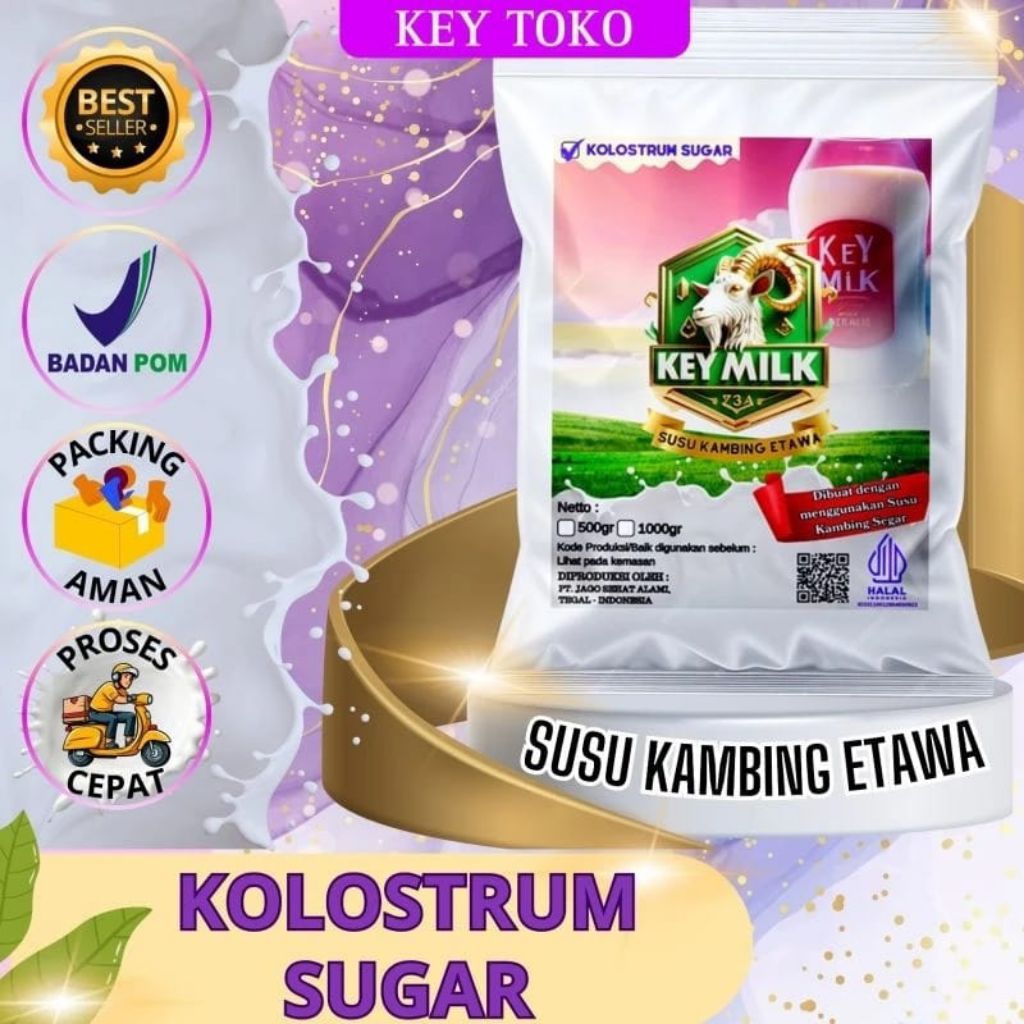

Susu Kambing Etawa Kolostrum 500gr Kemasan Aluminium Foil