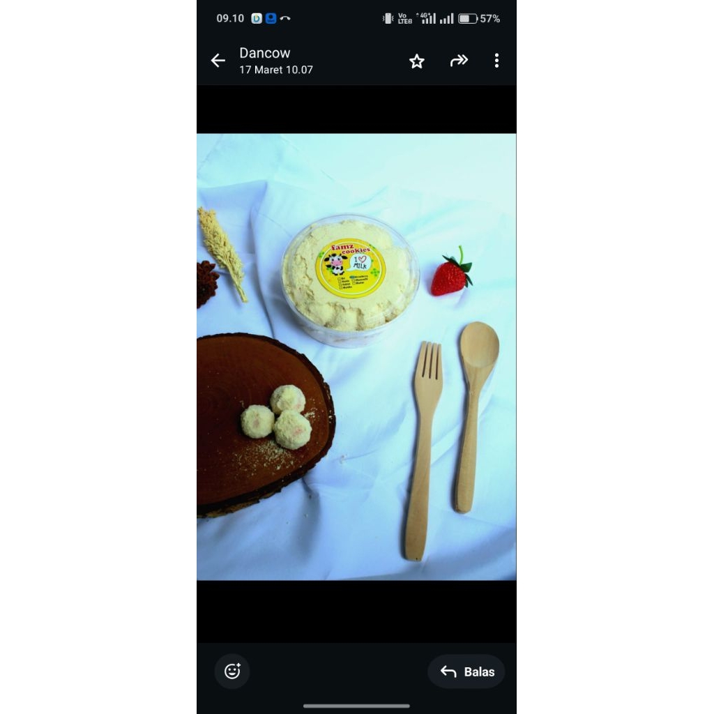 

Kue Kering Susu Dancow | Kue Susu | Bola Susu Dancow