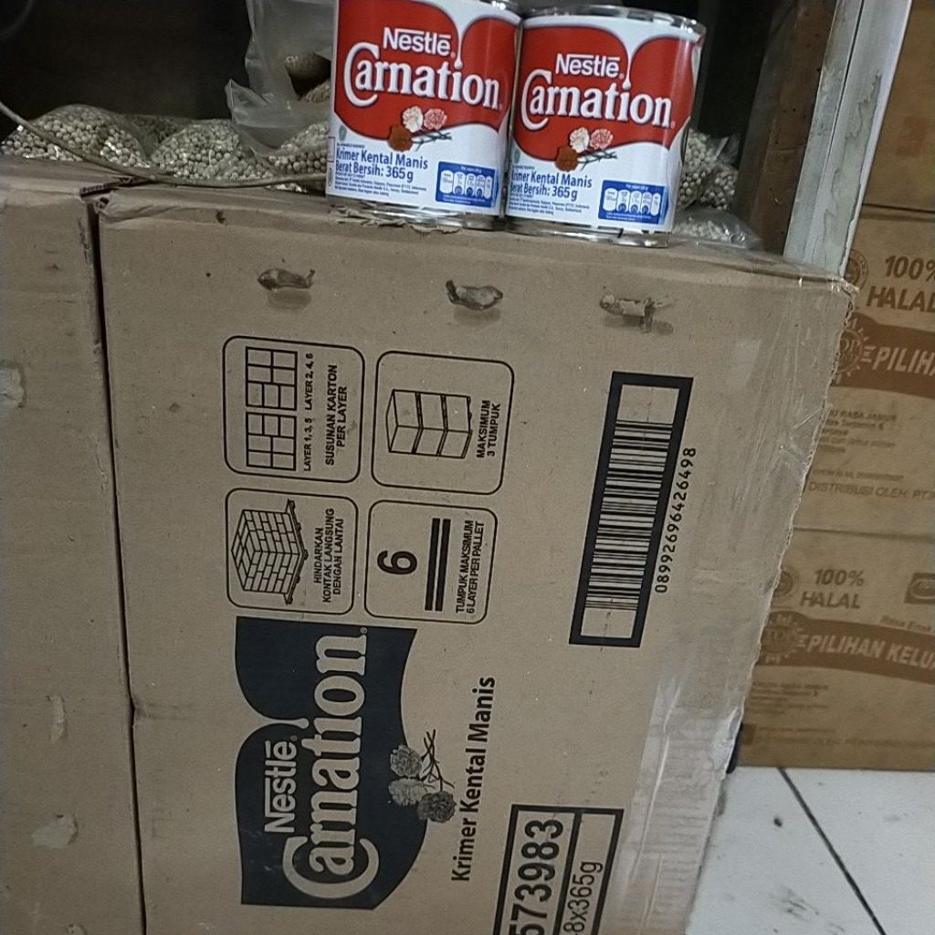 

krimer kental manis carnation kaleng nestle 48x365g