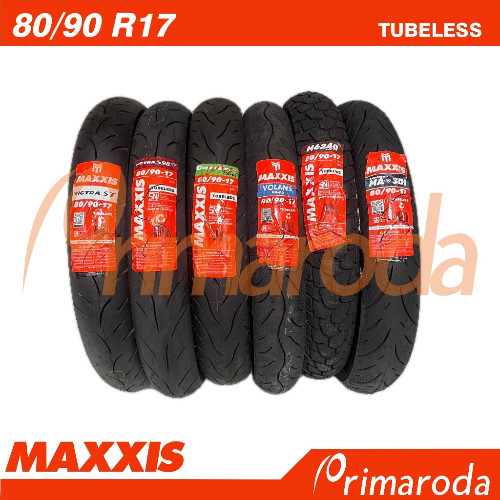 Ban Belakang Motor Honda Blade Tubeless MAXXIS 80/90 Ring 17