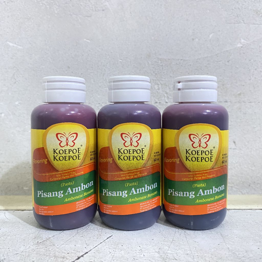 

Pasta koepoe koepoe PISANG AMBON 60 ml | pasta kupu kupu | pasta pisang ambon