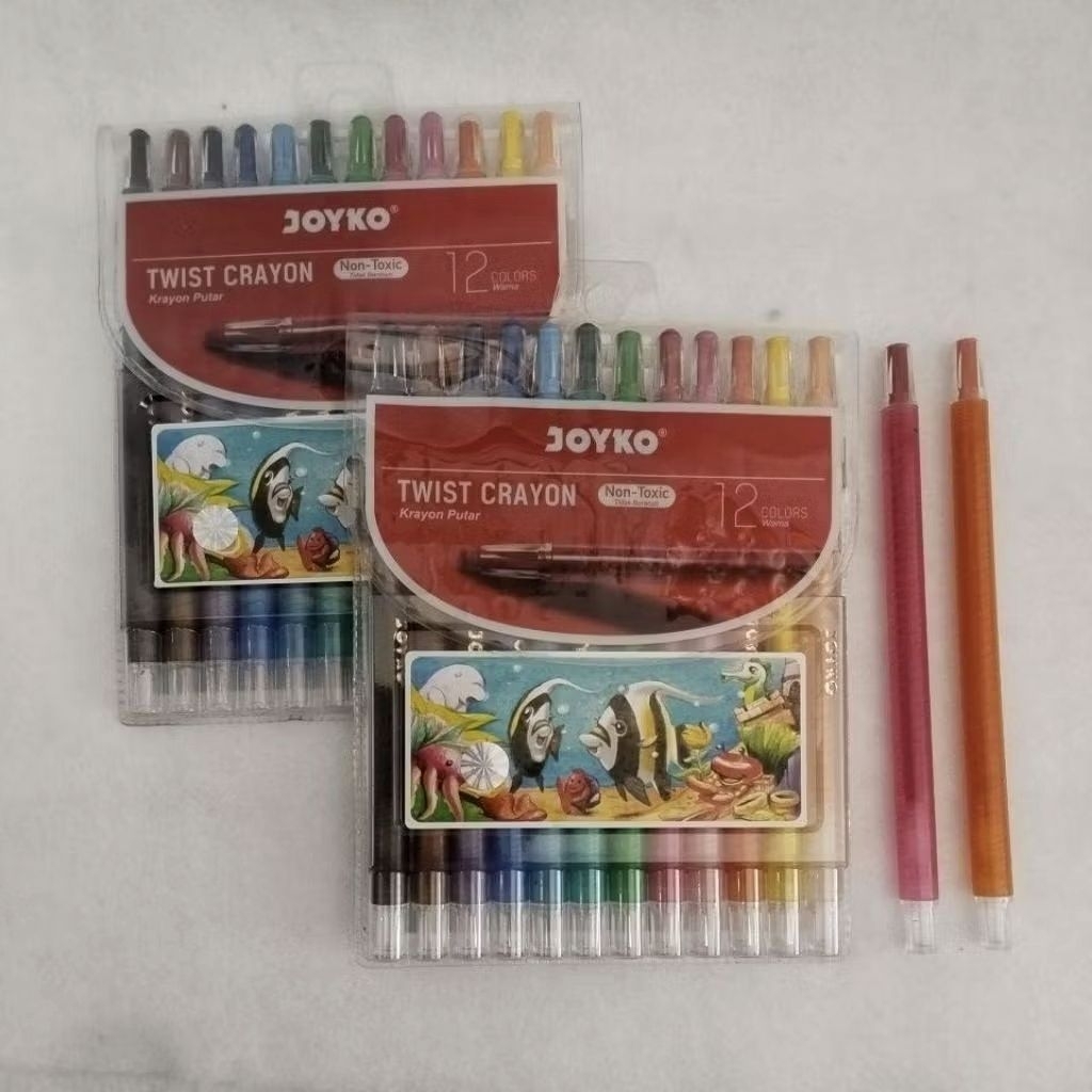 

Crayon Joyko Putar Twist Crayon 12 Warna