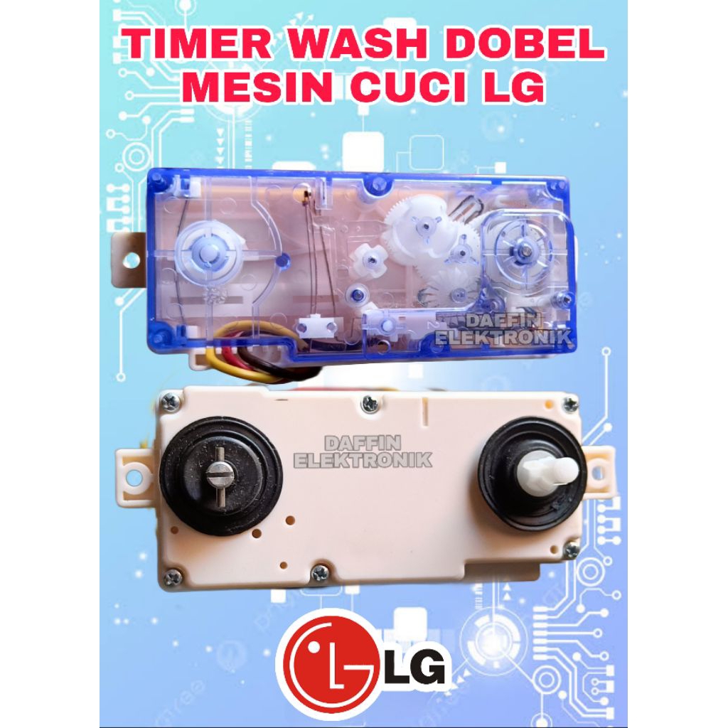 TIMER PENCUCI DOBEL MESIN CUCI LG | TIMER WASH DOUBLE MESIN CUCI LG | TIMER WASH LG | TIMER PENCUCI 