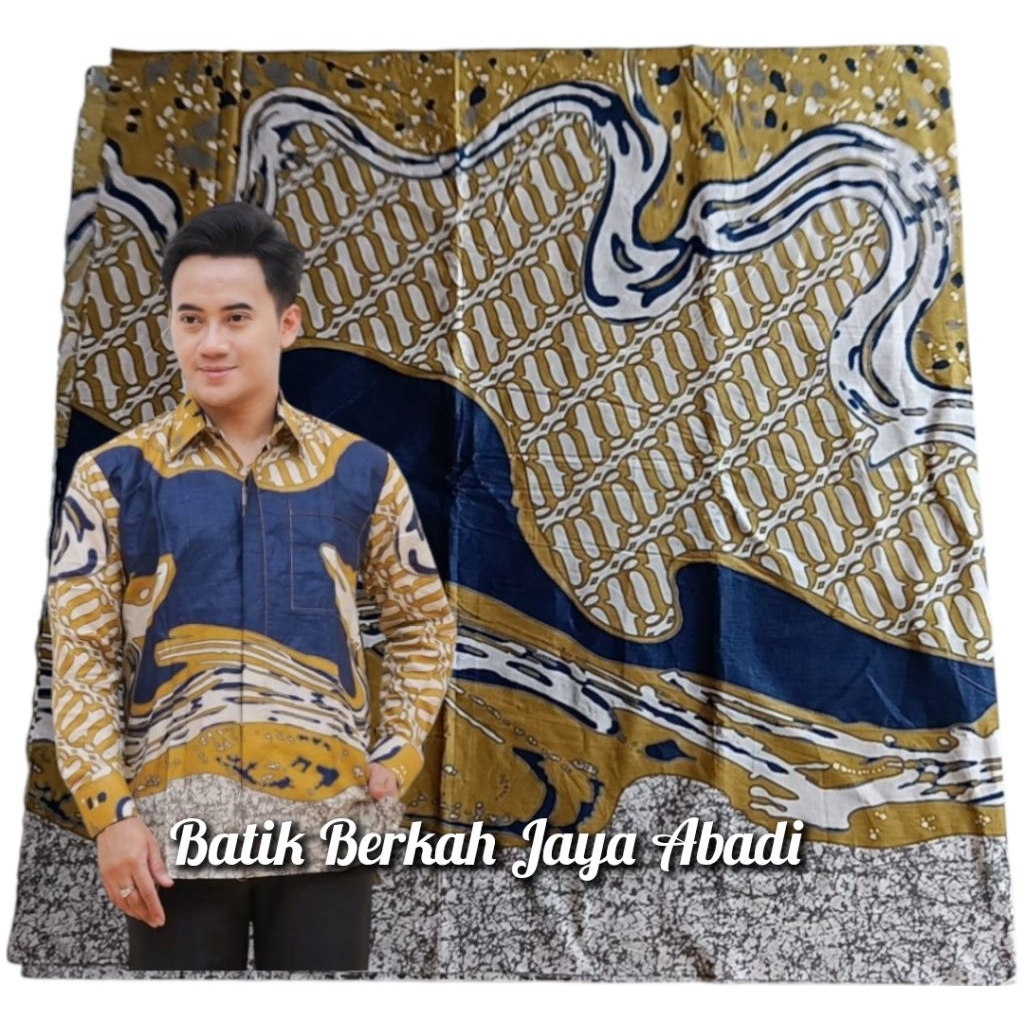 Bahan Bakal Kain Batik Premium Pekalongan Bahan Katun Halus Lembut Seragam Nikahan Bridesmaid.