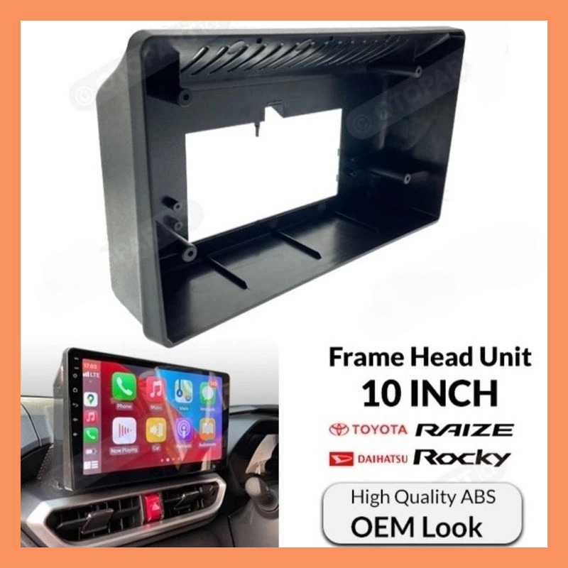 FRAME HEAD UNIT DOUBLE DIN ANDROID AVANZA / RAIZE / XENIA / ROCKY 10” INCH
