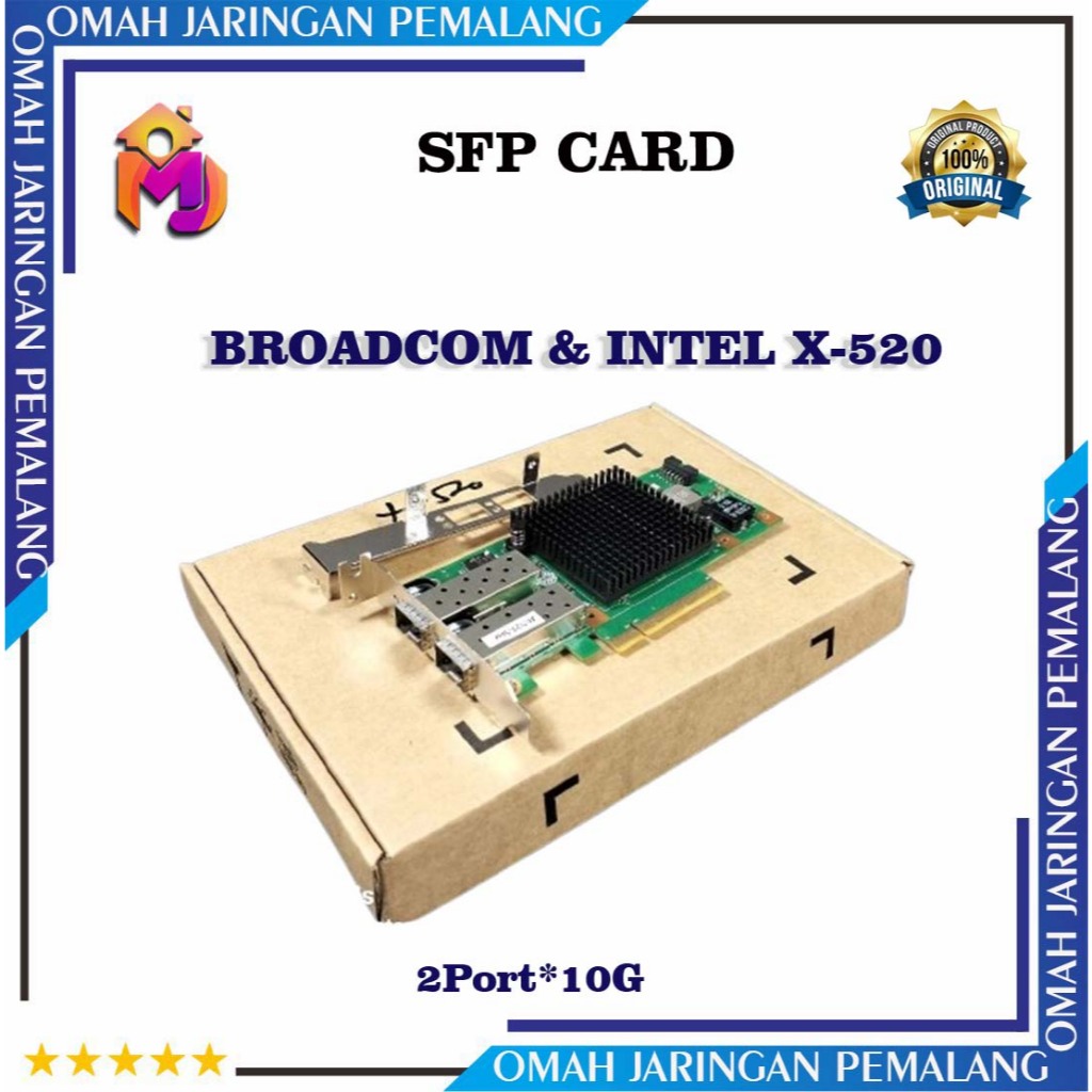 Sfp Card X86 2 port 10G Intel X520D Dan Broadcom 57810/Sfp Card Inter/Sfp Card Broadcom/Sfp Card X86