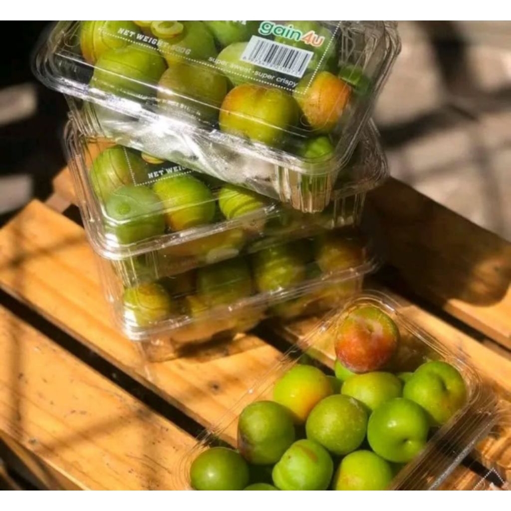 

plum hijau fresh segar @ pack