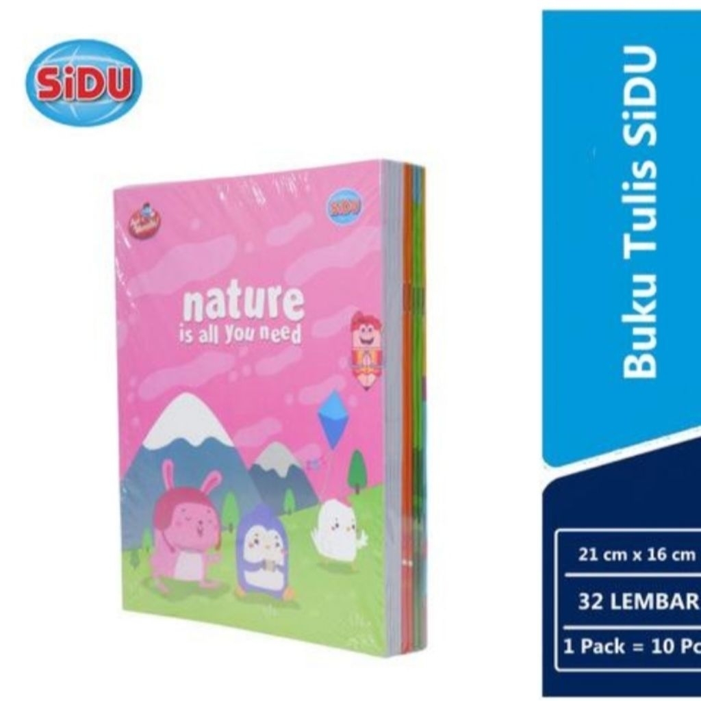 

Buku Tulis SIDU 32 Lembar isi 10 Buku