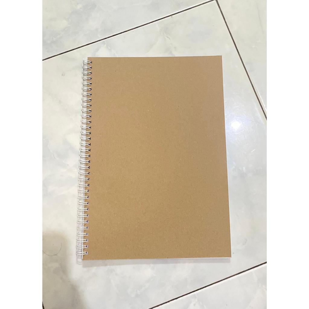 

BUKU SPIRAL A4&A5 NOTEBOOK BASIC AESTHETIC TULIS SPIRAL A5 ISI POLOS GRID GARIS DOT HVS RING