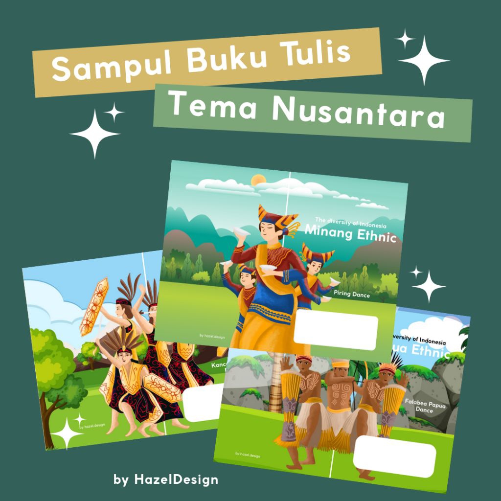 

Sampul Buku Tulis Aesthetic Tema Nusantara (isi 10)