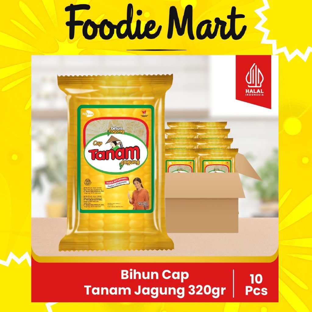 

[FOODIE MART] Bihun Cap Tanam Jagung - 1 Bal - 10 Pcs - 320gr