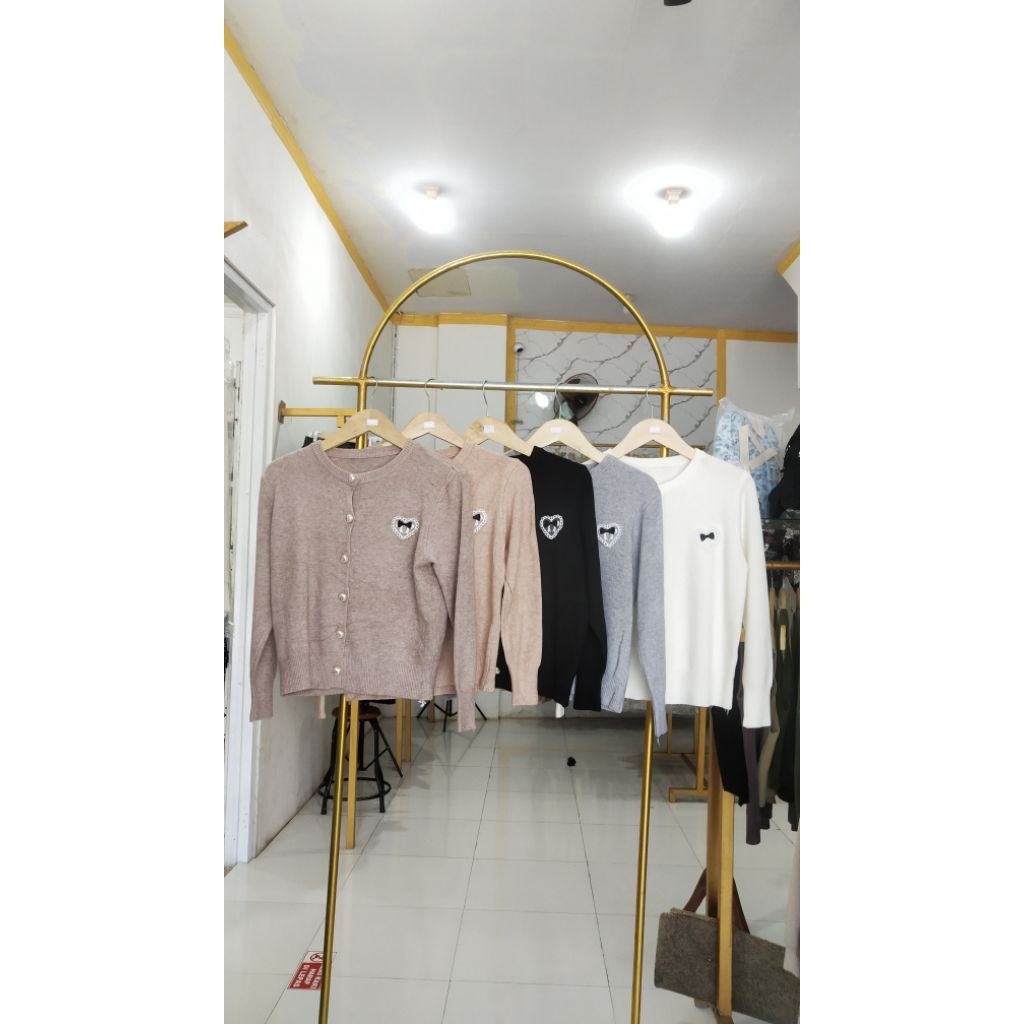 atasan wanita cardigan rajut premium-model panjang-cewek, baju, kancing, casual dewasa, outer, knitw