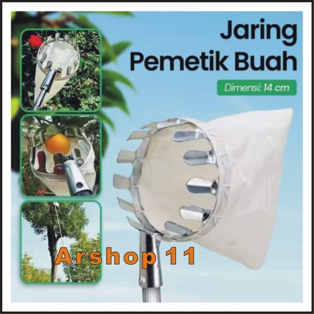 Jaring Buah , Alat Pemetik Buah , Jaring Petik Buah
