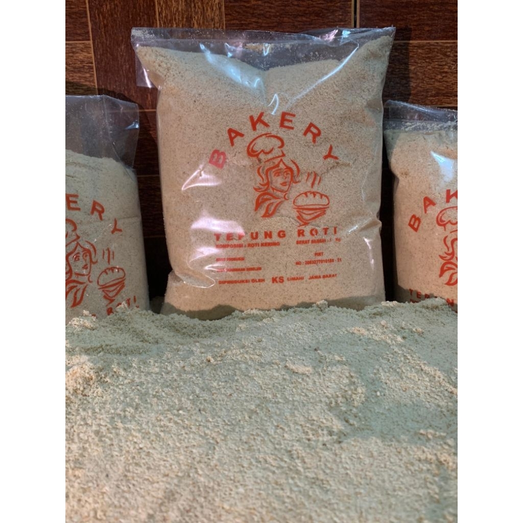 

Tepung Panir | Tepung Roti Tawar Halus Kering Cap "Bakery" - 1Kg
