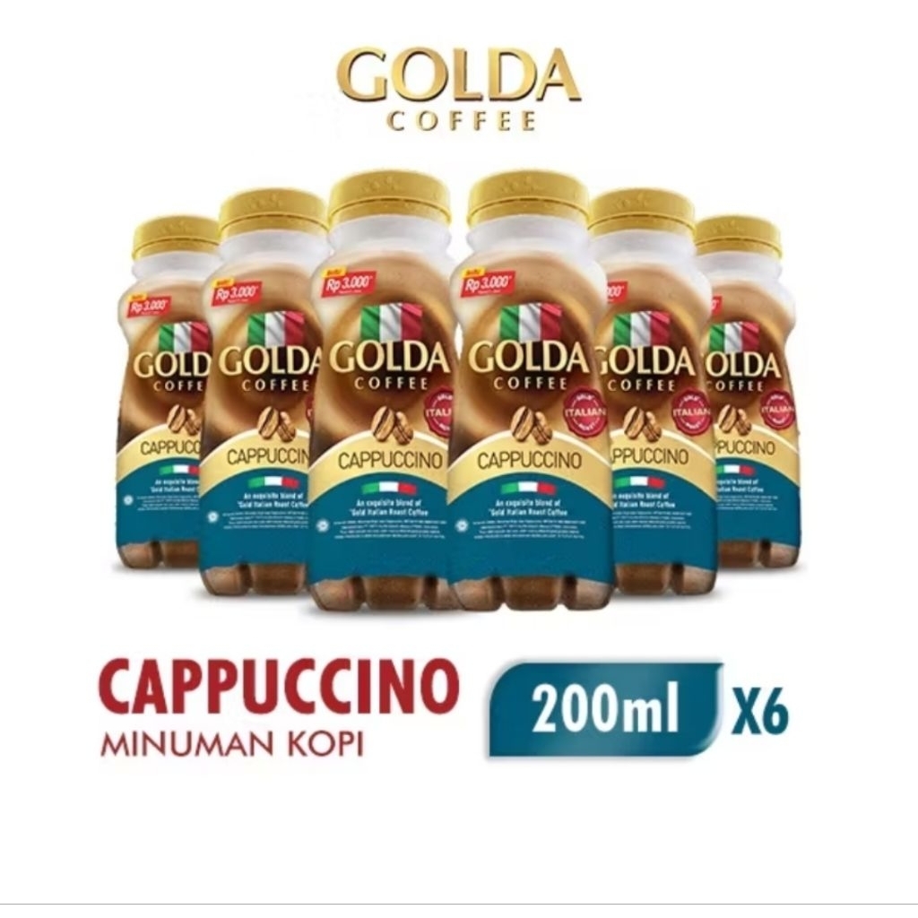 

Minuman Instan Kopi Golda Cappuccino kemasan 6PCS