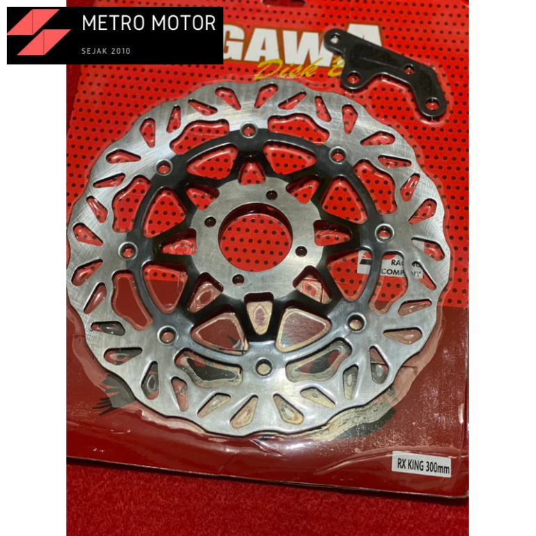 Disc Piringan Cakram Rx King Lebar 300MM Igawa Model PSM Flower Kembang Piringan Cakram Depan Lebar 