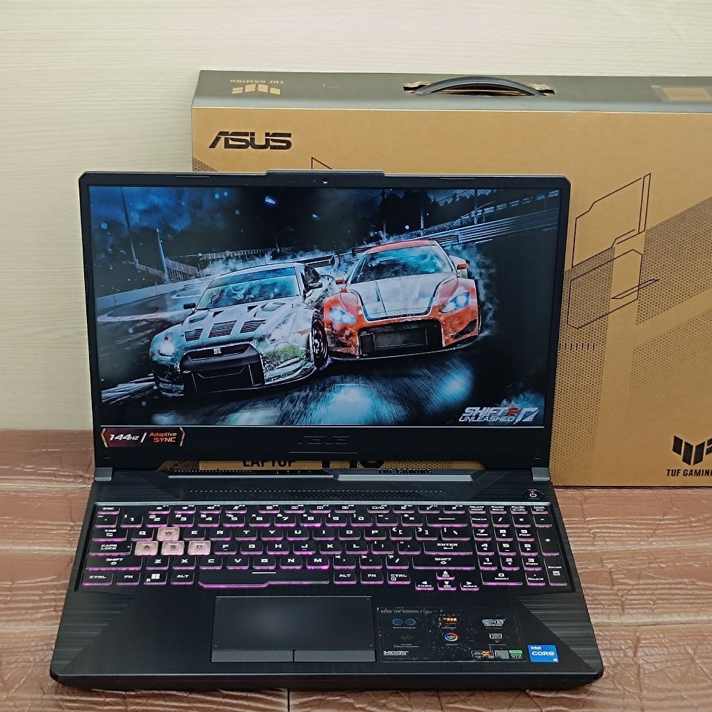 Laptop Asus TUF GAMING F15 FX506HC Intel Core i5-11400H RAM 8GB SSD 512GB GEN11 RTX 3050