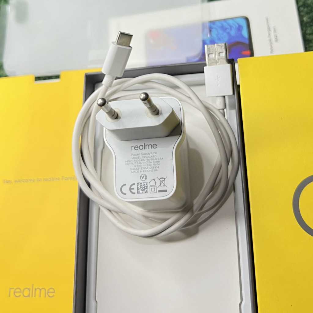 Charger Cas Realme C25 Original Bawaan HP Langsung Dimabil Dari HP Suport Narzo 30, 30A, 20