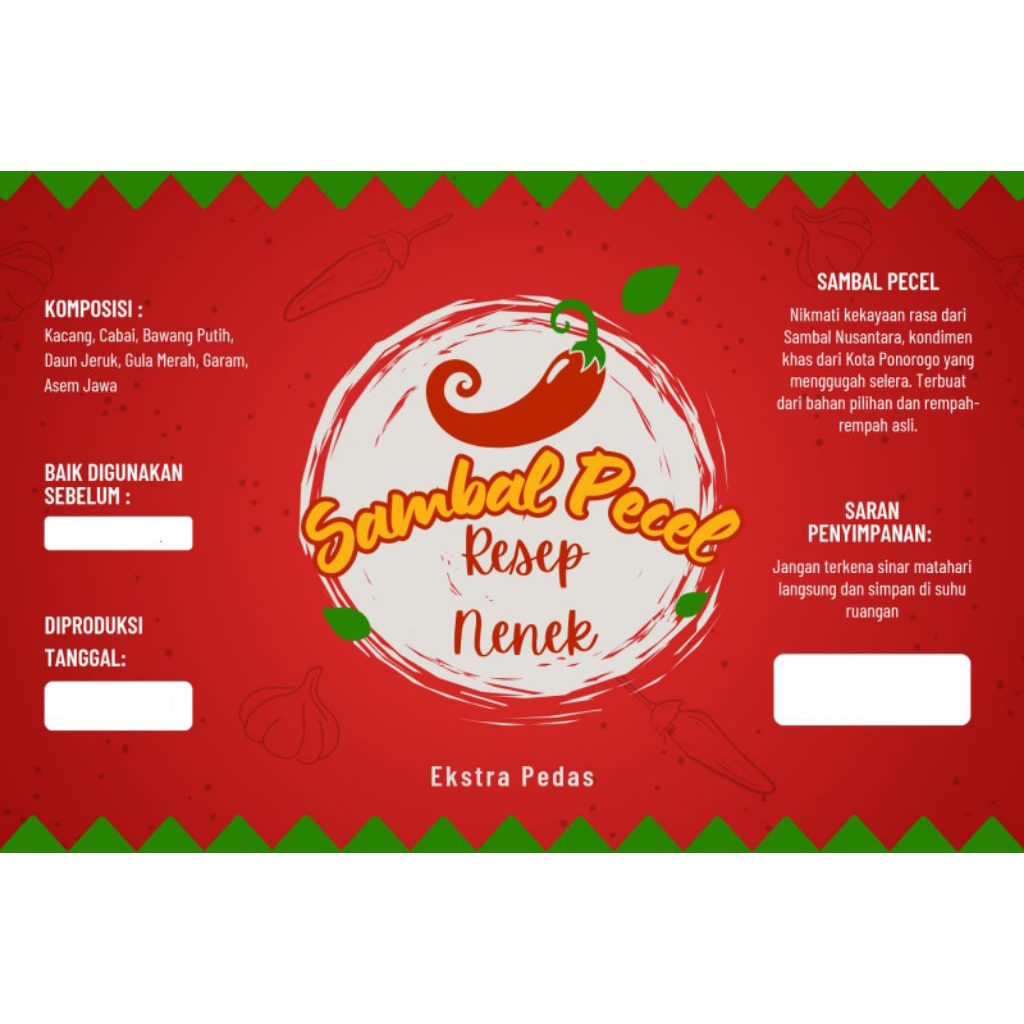 

Sambal Kacang/Bumbu Pecel