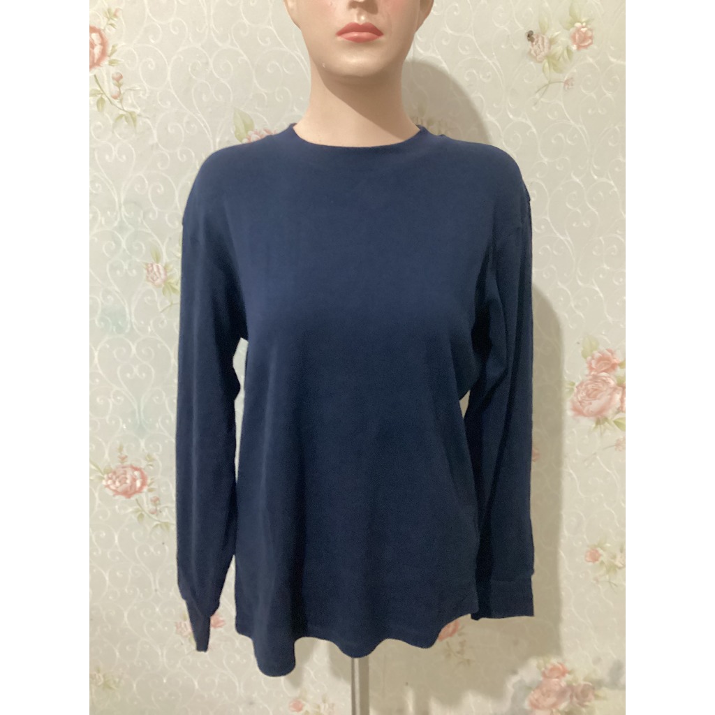 Kaos Wanita Polos Katun Brand Tangan Panjang