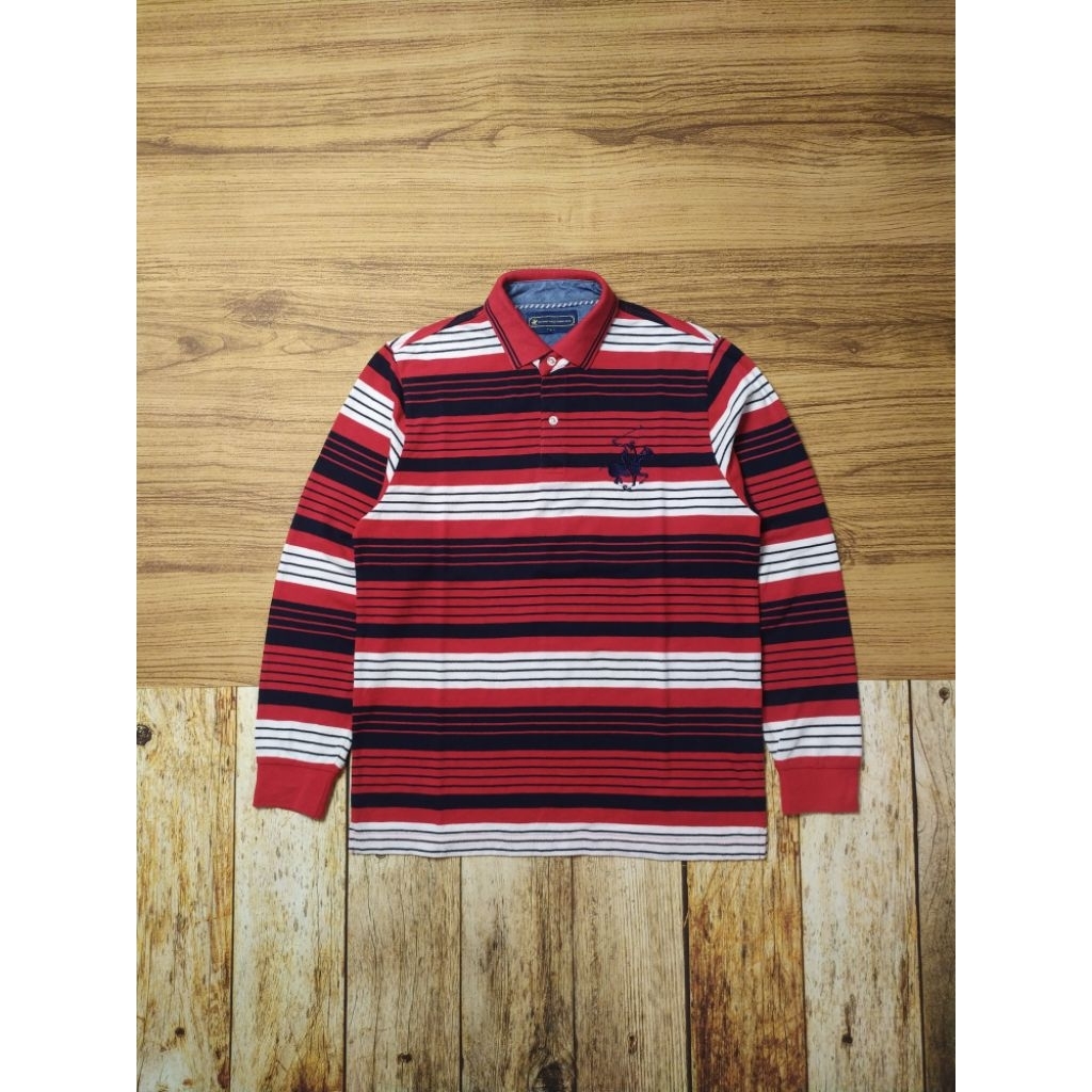 Beverly Hills Polo Club Long Sleeve Polo Shirt