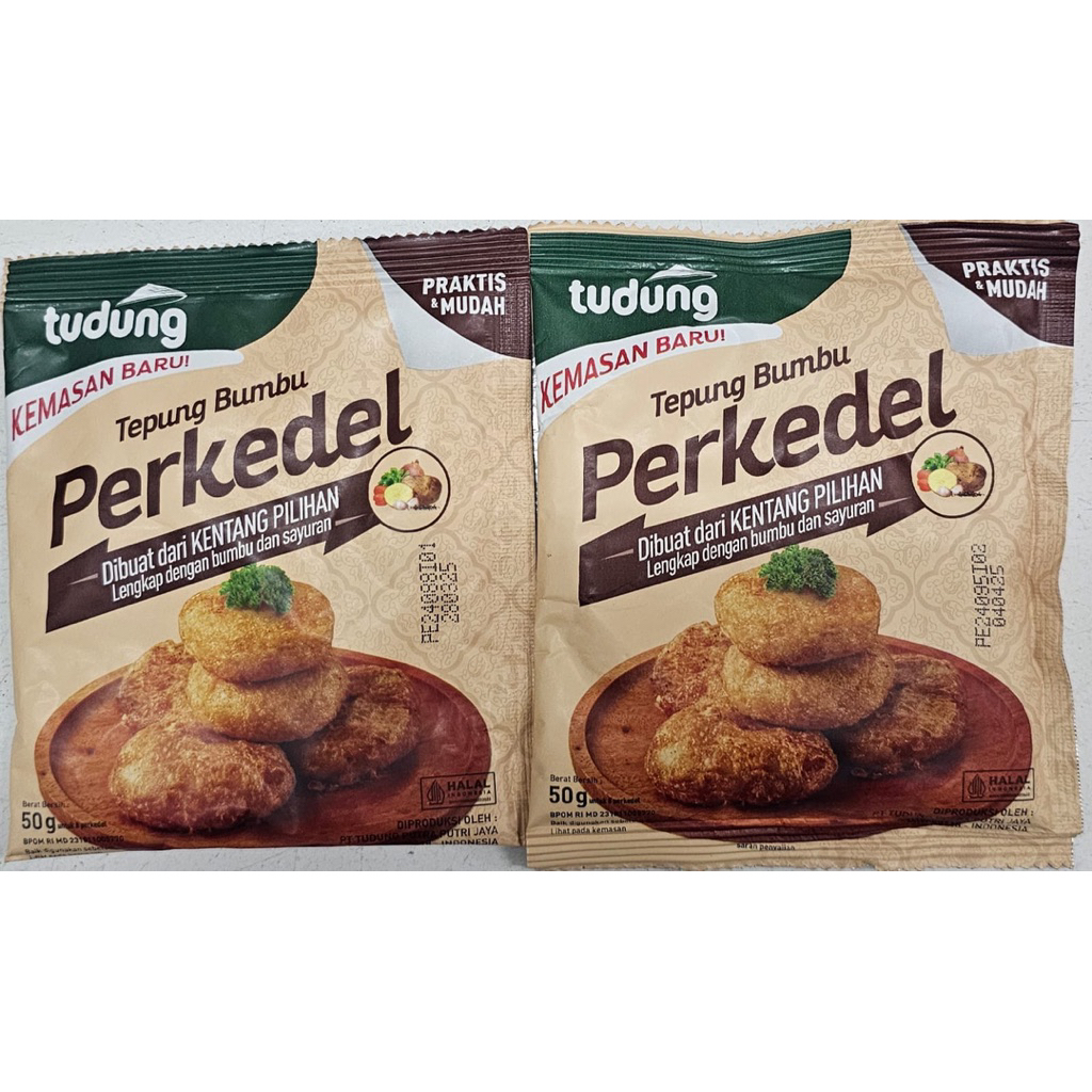 

TUDUNG SAJI tepung bumbu perkedel 50gr Sachet