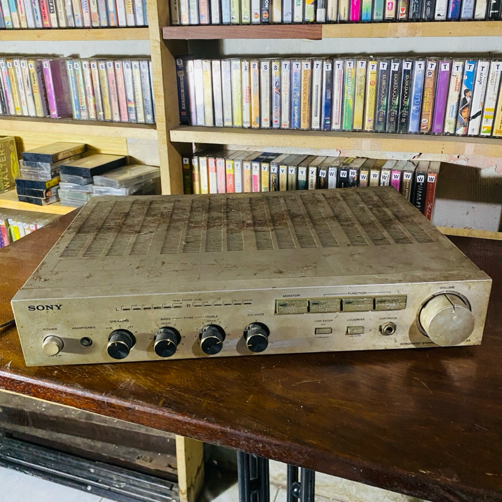 Sony Stereo Integrated Amplifier TA-2650 – Berfungsi - Amplifier Audio Vintage Jadul Langka Pajangan