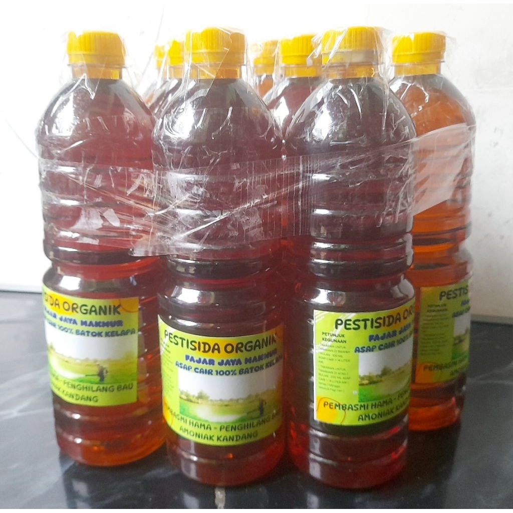 Cairan Asap Arang Batok Murni 100%,Pestiaida Herbal,Penghilang Amoniak,Pengisir Hama.