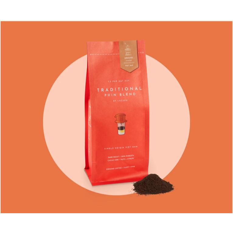 

Kopi Vietnam 100% Robusta bubuk - Lacaph Traditional Phin Blend ground coffee vietnamese coffee