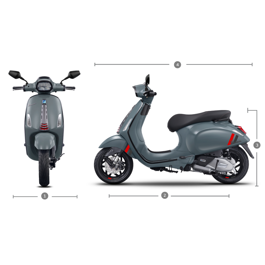 SPAKBOR VESPA SPRINT S 150 i-get ABS