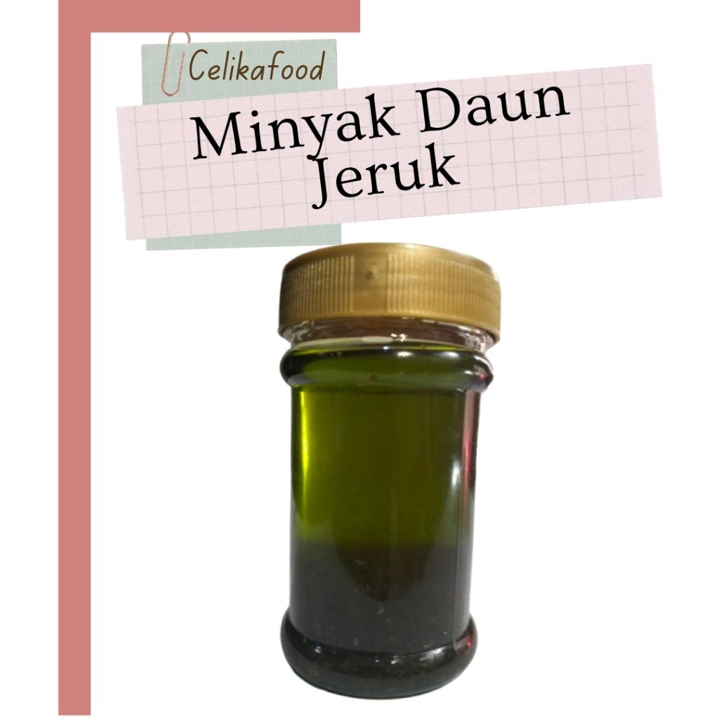 

Minyak Daun Jeruk 100ml Keripik Masakan Aromatik Oil