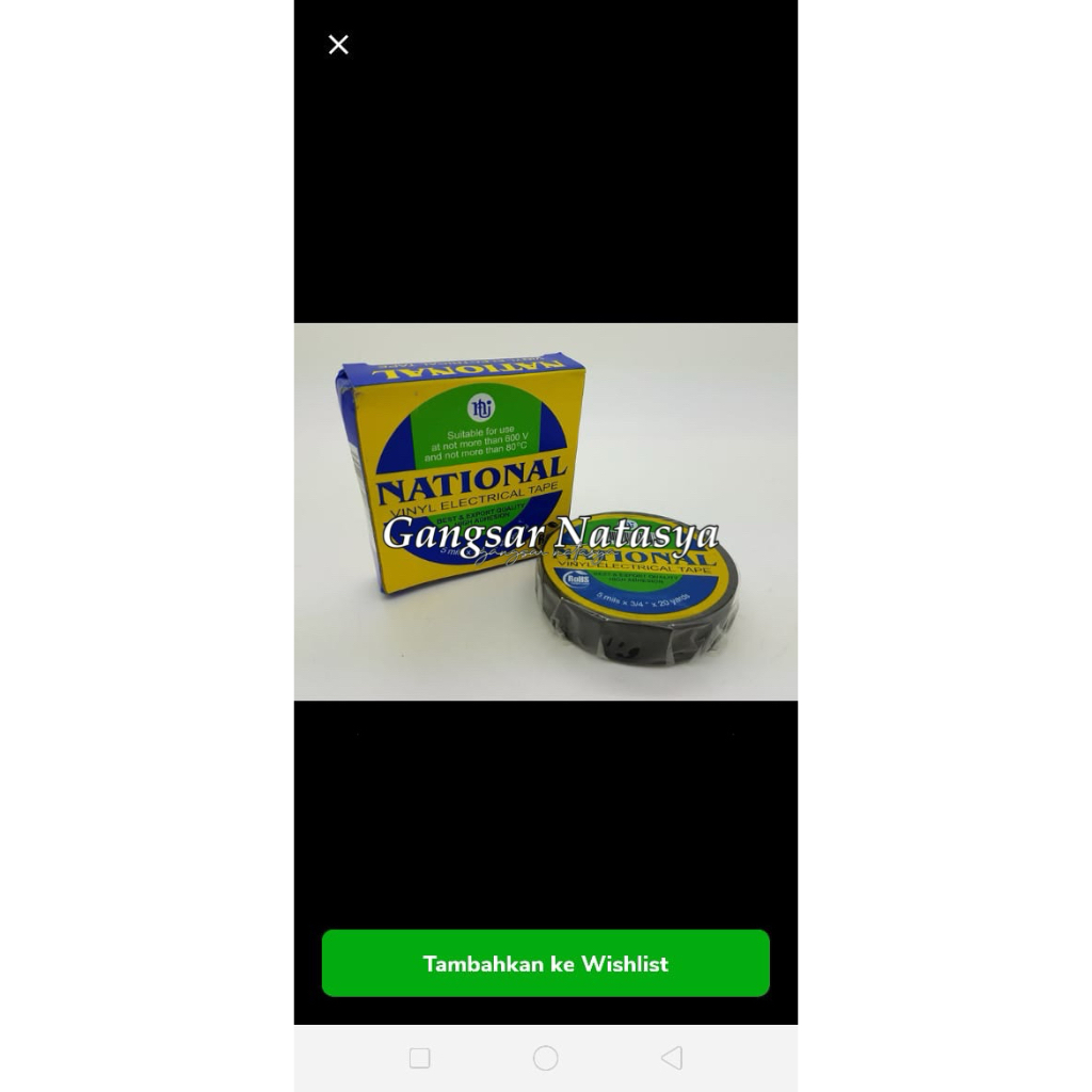 

isolasi hitam tanggung