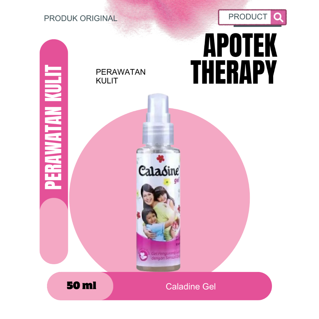 Caladine Gel 50 ml/untuk gatal karena biang keringat/Botol
