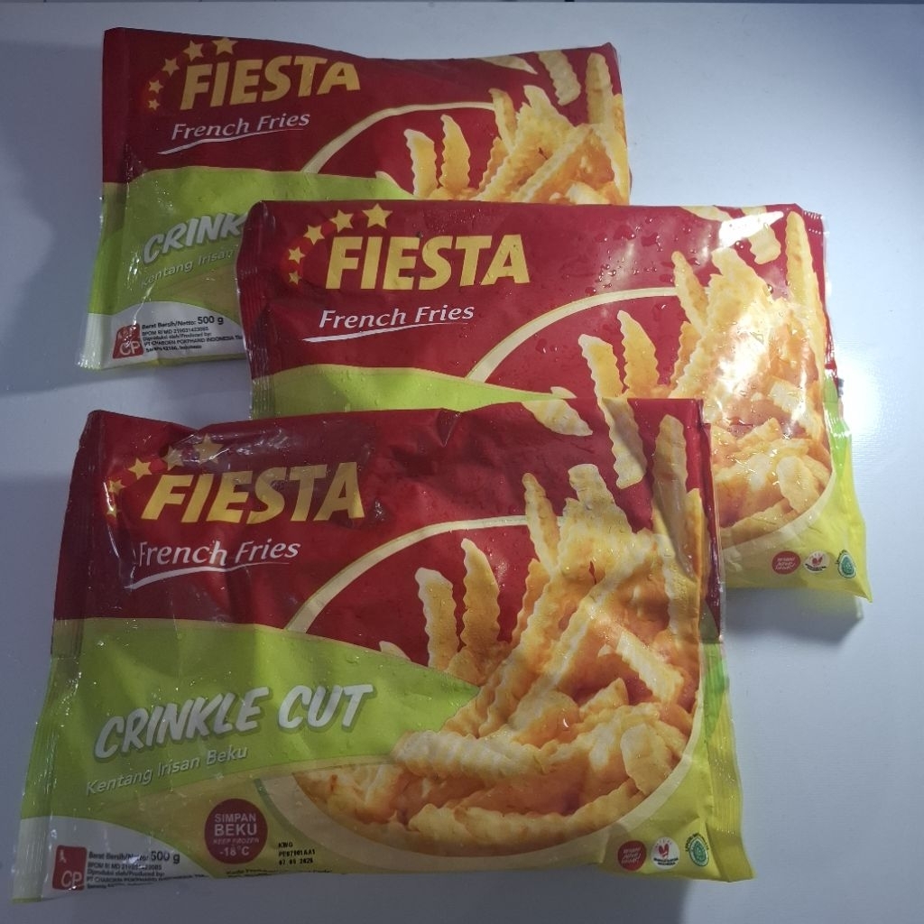 

Fiesta Crinkle Cut 500gr / Fiesta Kentang 500gr