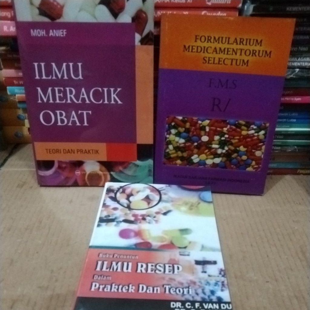 1 Paket buku farmasi IMO, FMS,ILMU RESEP