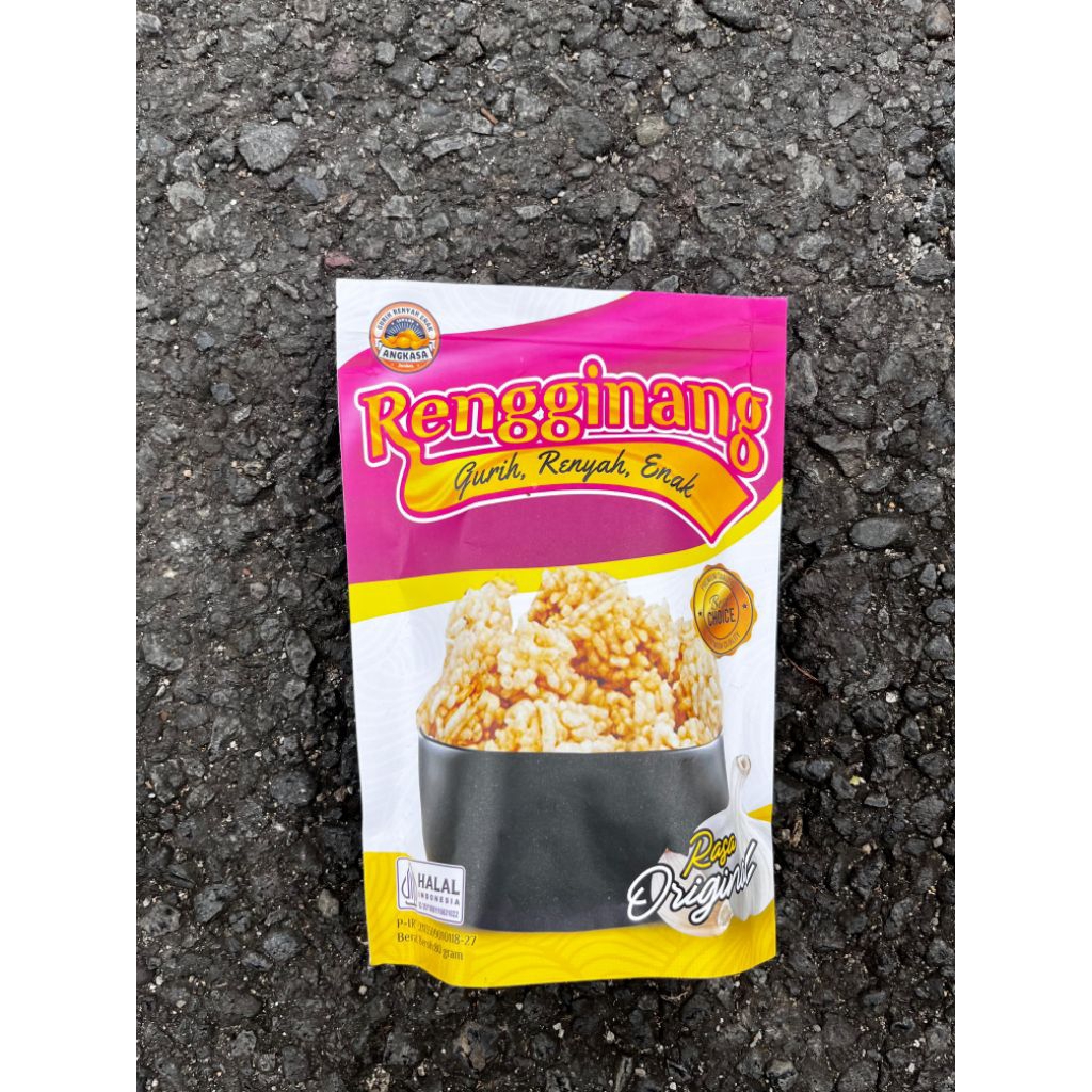 

kerupuk rengginang asin terasi bulat 80gr
