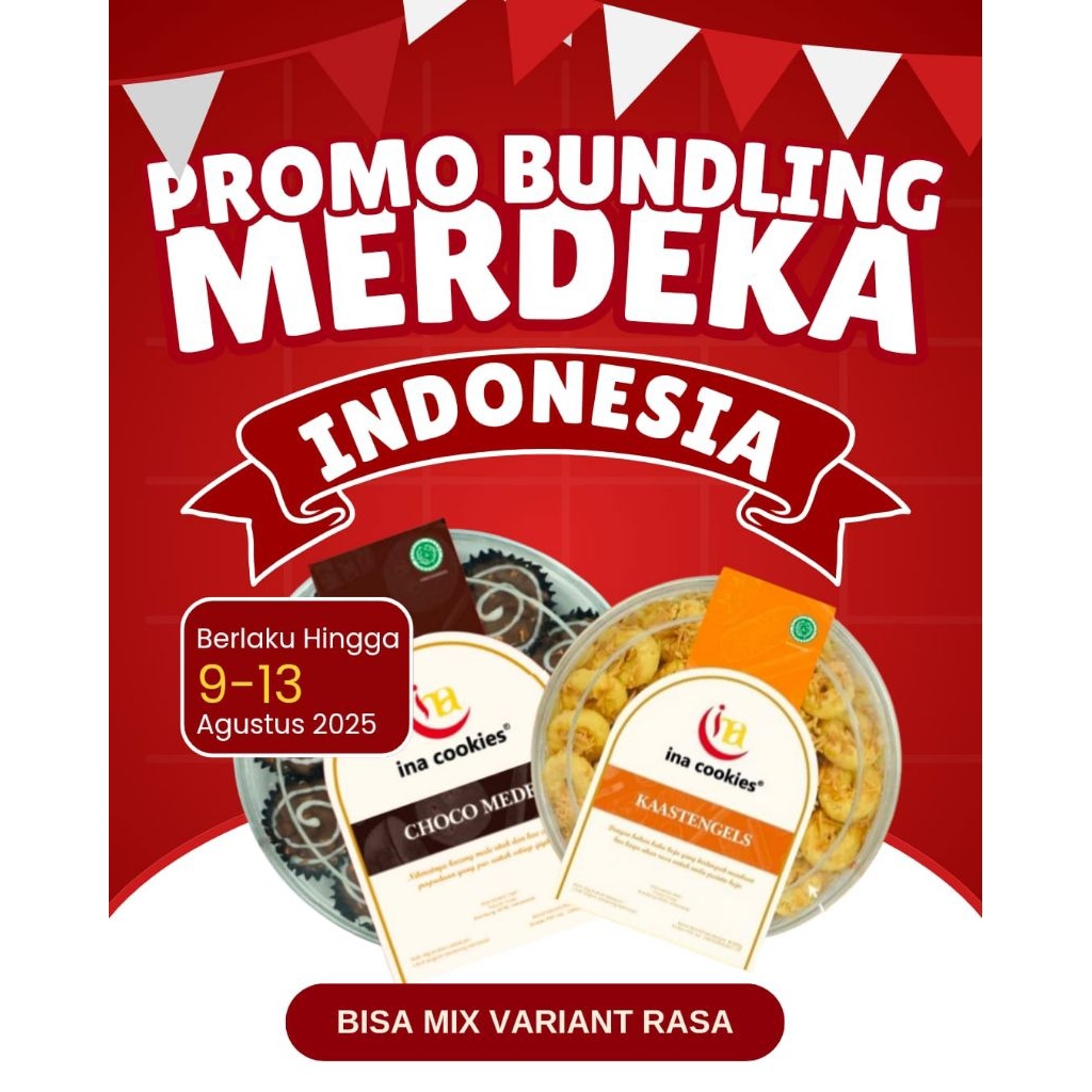 

INA COOKIES MALANG PAKET BUNDLING HEMAT ISI 2 TOPLES