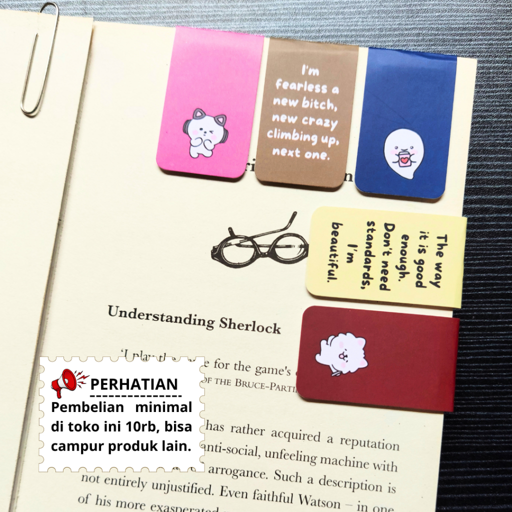 

Magnetik bookmark/ pembatas buku magnetik Le Sserafim FIM'S CLUB version