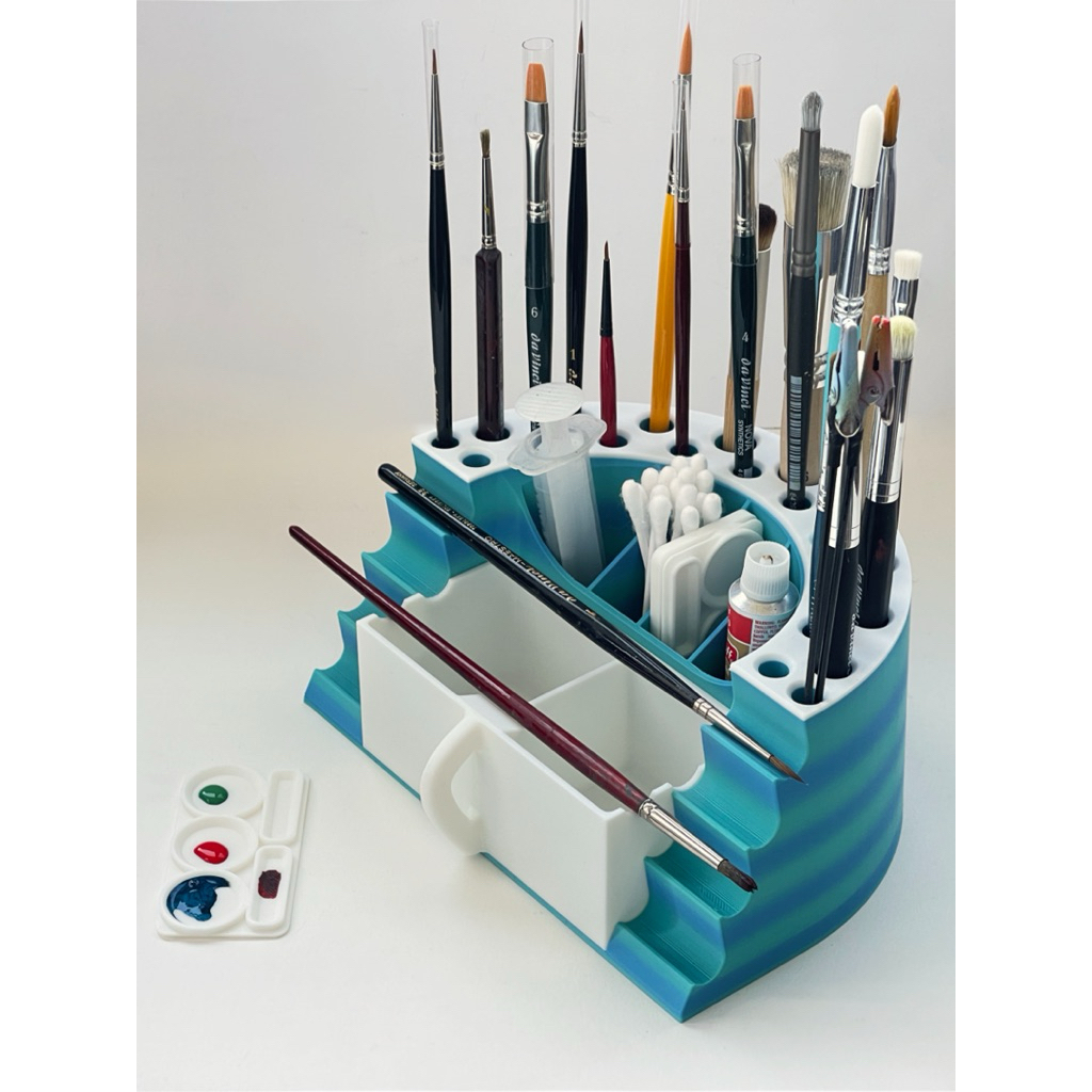 

Paint Brush Rack | Paint brush Stand | Painting Organizer | Rack kuas lukis