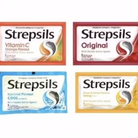 

Strepsils permen pelega tenggorokan isi 8 butir