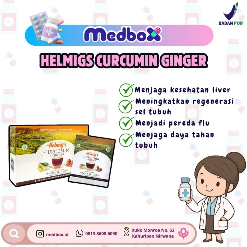 

Helmigs Curcumin Ginger 10 Sachet