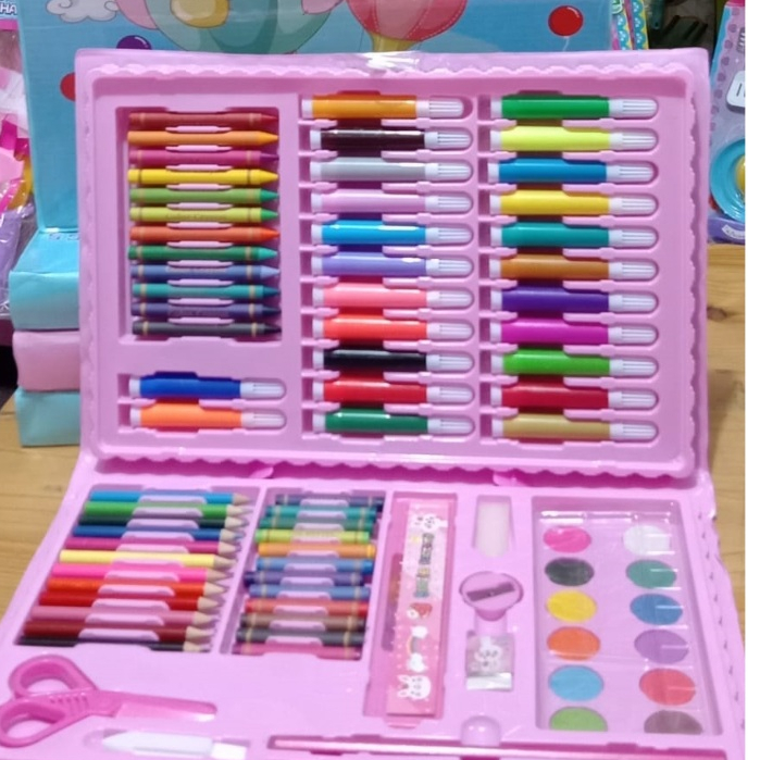 

Alat menggambar isi 86pcs/mainan anak/art set