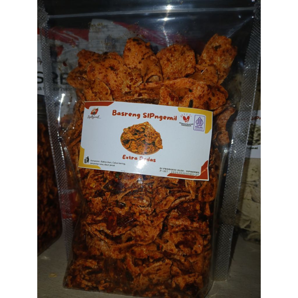 

BASRENG SIP NGEMIL (EXTRA PEDAS) KEMASAN 250gr