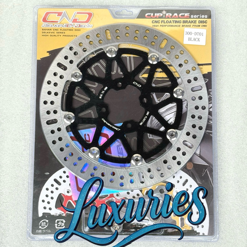 PIRINGAN DEPAN CAKRAM DELKEVIC 300MM NINJA R SS CNC FLOATING BRAKE DISK 300MM