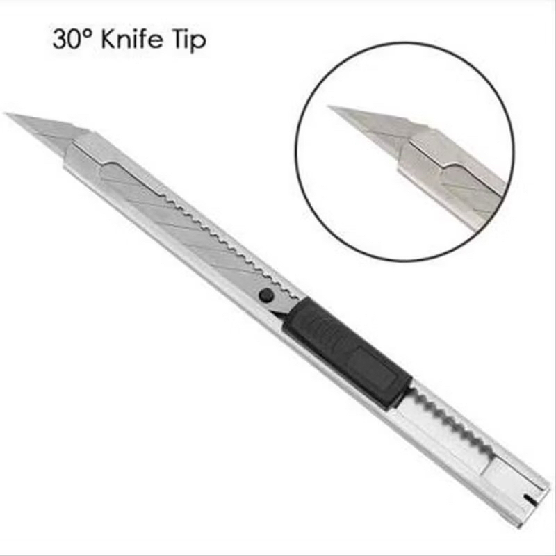 

Pisau Cutter Besi Mini 12.5 Cm Stainless Anti Karat - Kualitas Baik