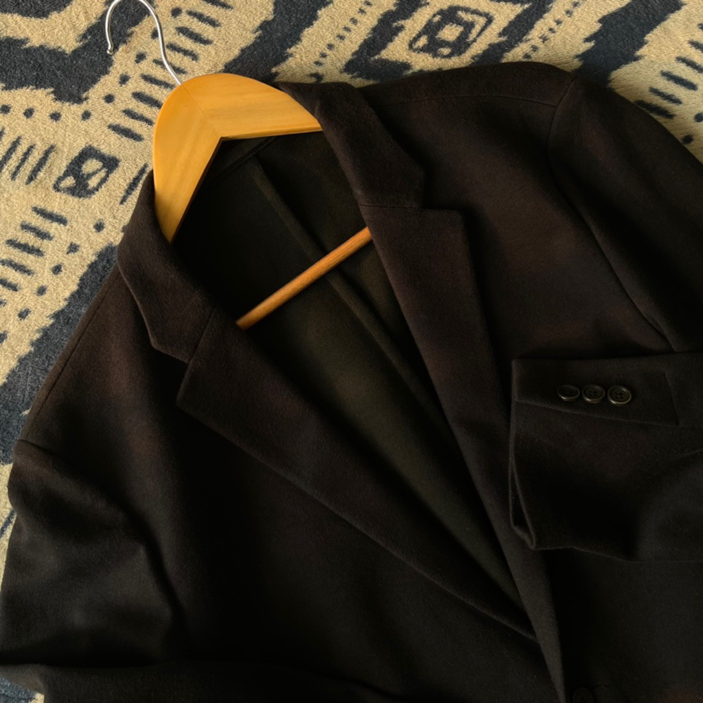 UNIQLO BLAZER BLACK JACKET COMFORT SIZE L